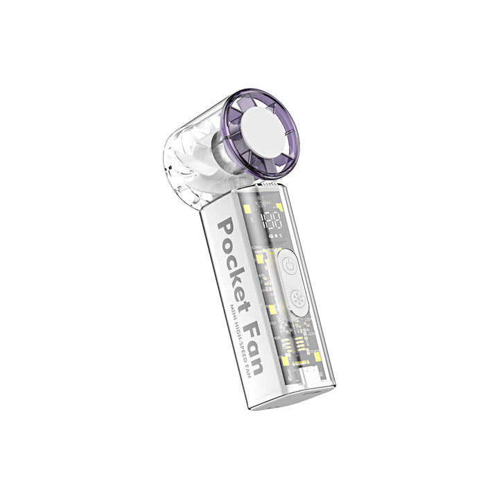 Women Portable High-Speed Mini Fan with LED Display Stornfield
