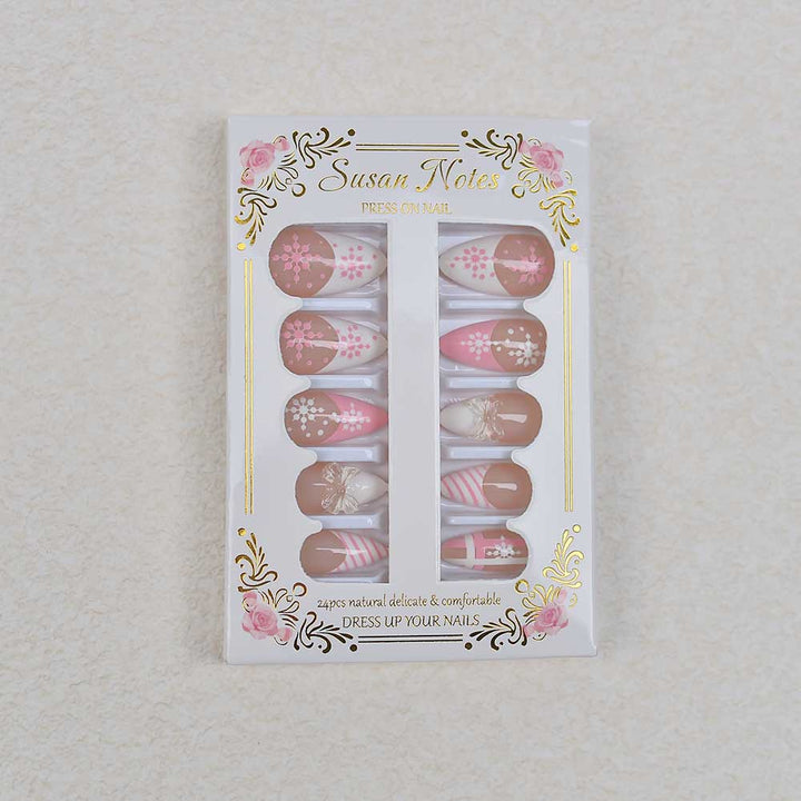 Elegant Press-On Nail Art Kit Stornfield