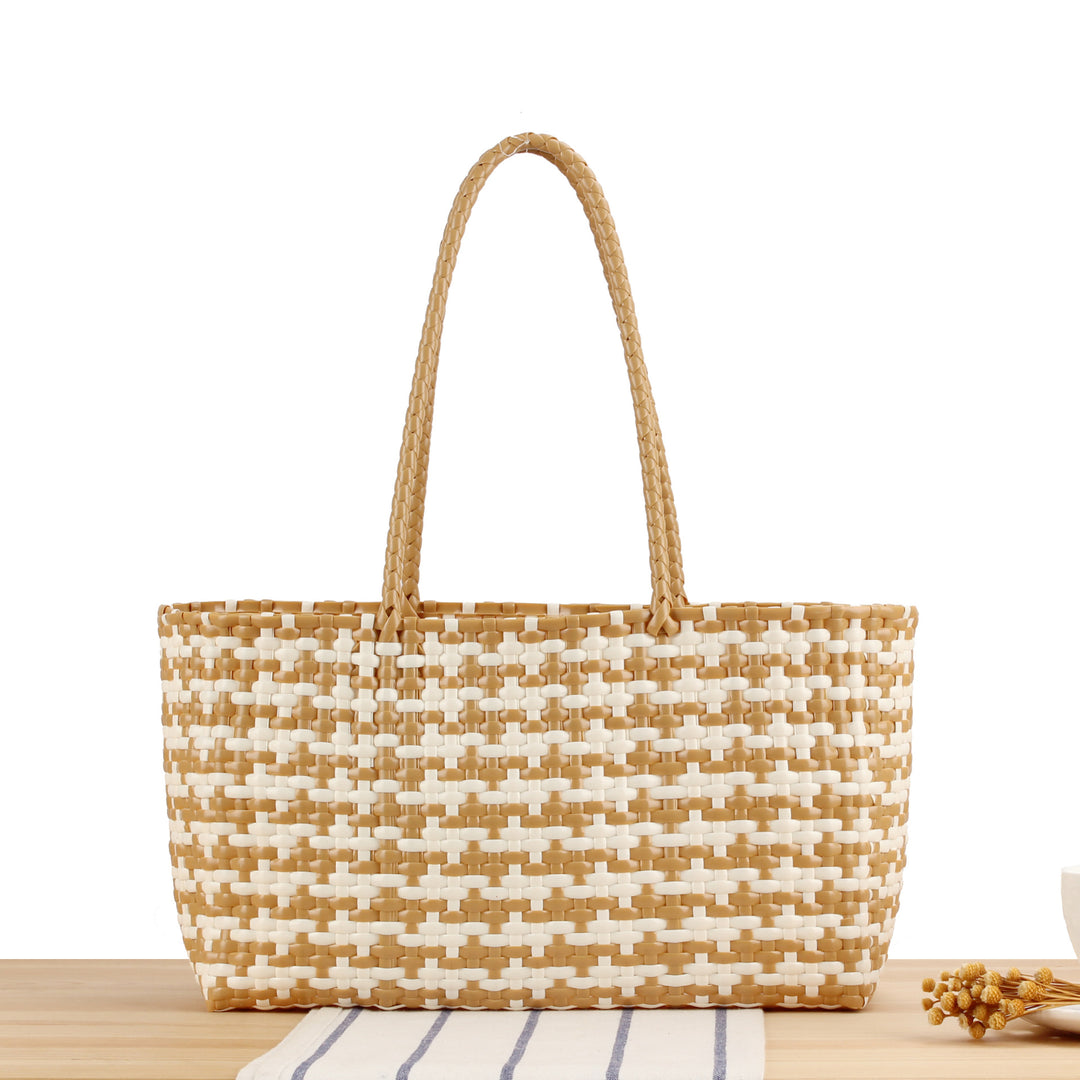 Braided Tote Bag with Stylish Patterns Stornfield
