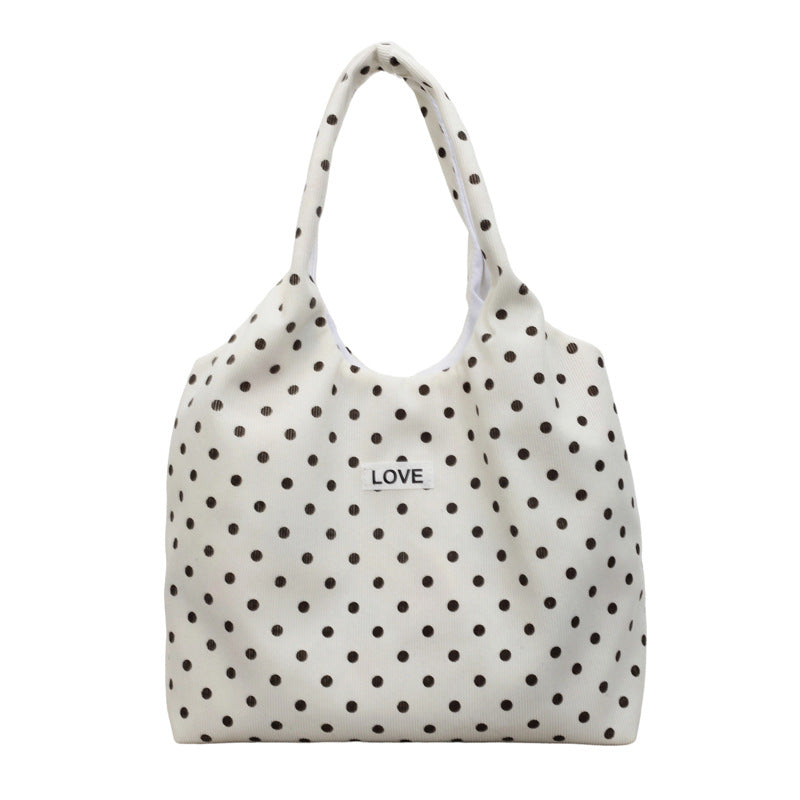 Casual Polka Dot Tote Bag Stornfield
