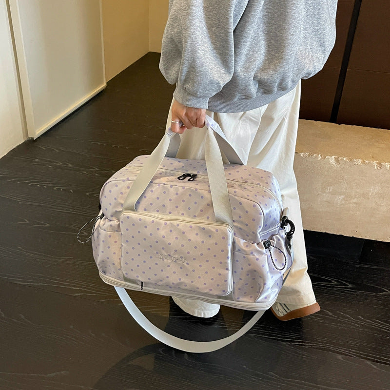 Stylish Polka Dot Tote Bag