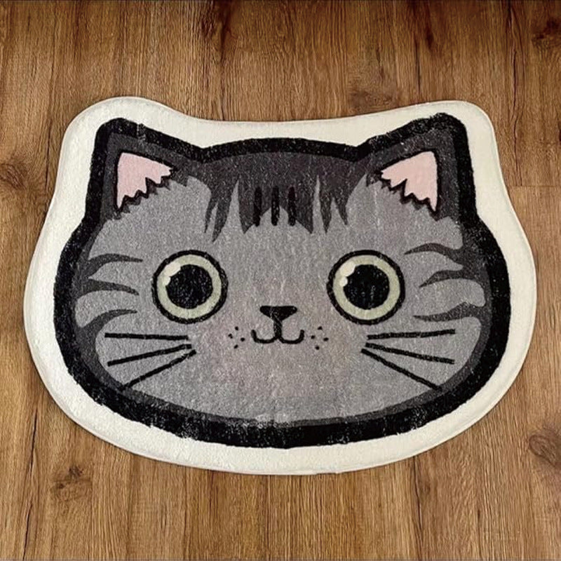 Cat-Shaped Bath Mat