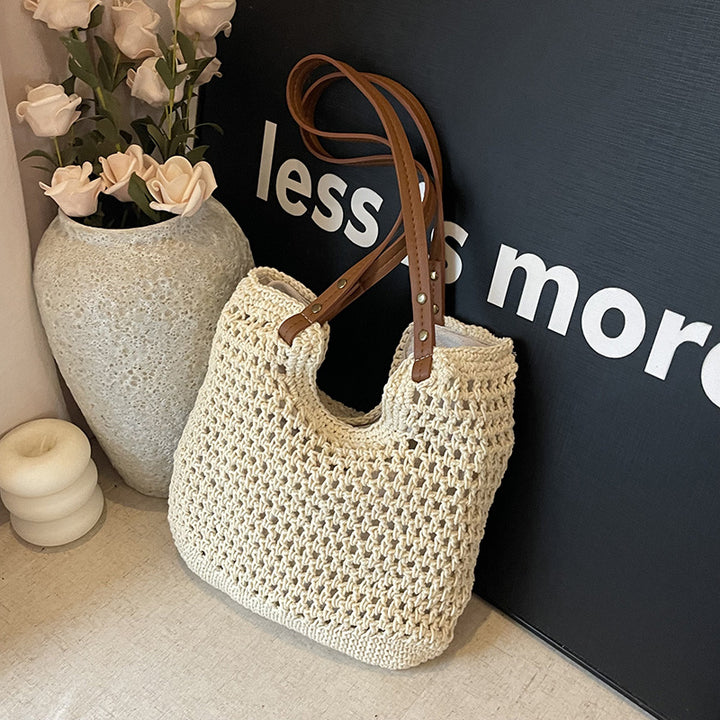 Handwoven Seagrass Beach Tote