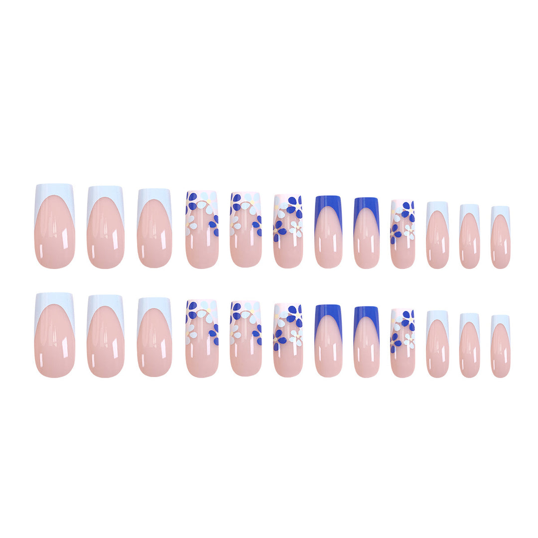 Artistic nail design with floral accents Stornfield