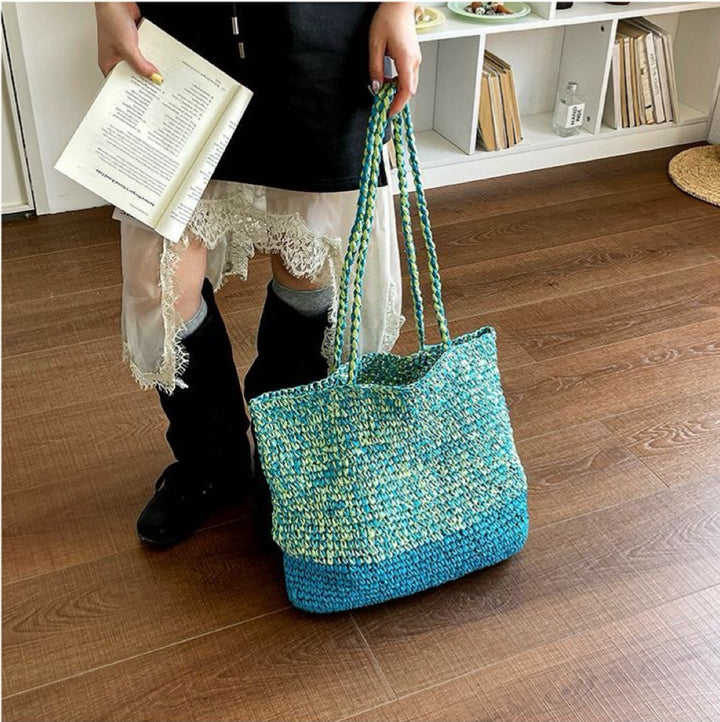 Hand-knotted Tote Bag Made of Sustainable Material Stornfield