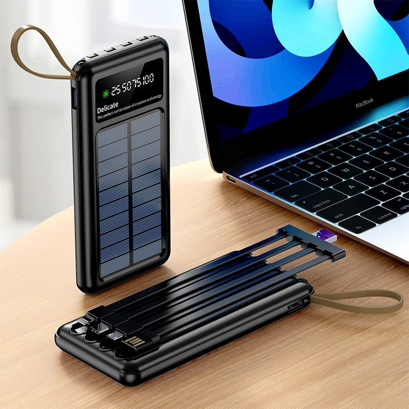 Solar-powered power bank with digital display and innovative fast charging function Stornfield