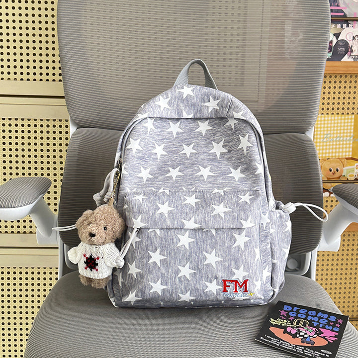 Fun Star-Patterned Casual Backpack Stornfield