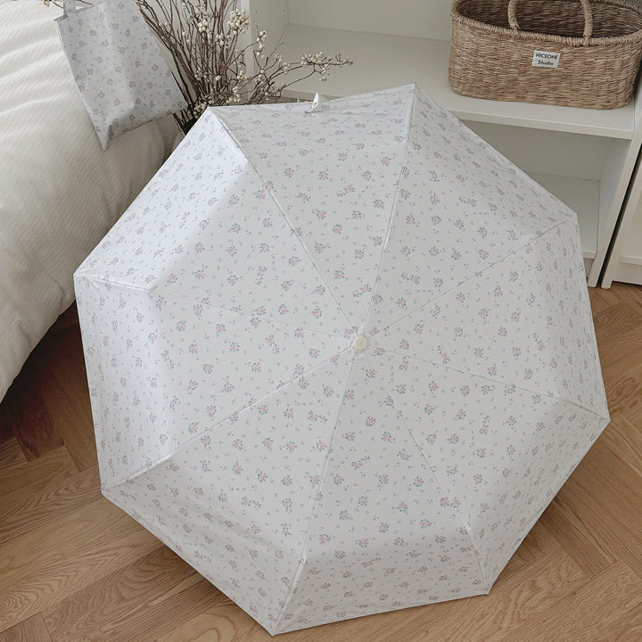 Women's Foldable Umbrella with Floral Pattern Stornfield