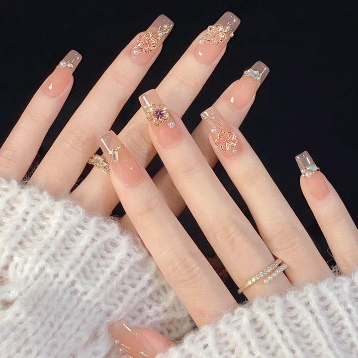 Luxurious Decorated Art Nails Stornfield