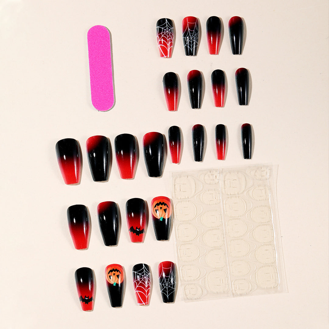 Halloween-Inspired Acrylic Nail Art Stornfield
