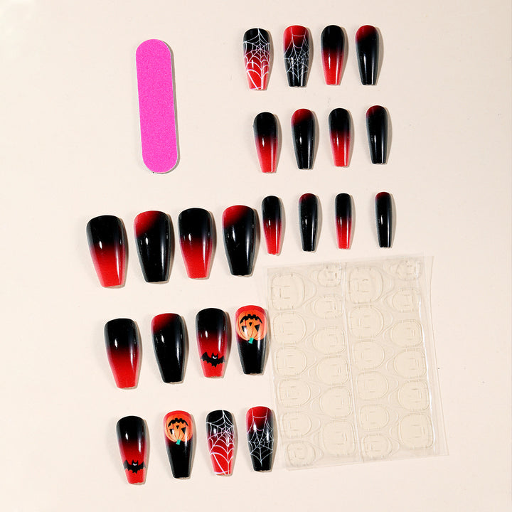 Halloween-Inspired Acrylic Nail Art Stornfield