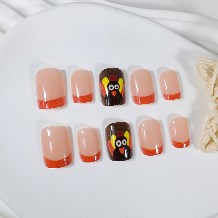 Artificial Nail Set with Festive Designs Stornfield