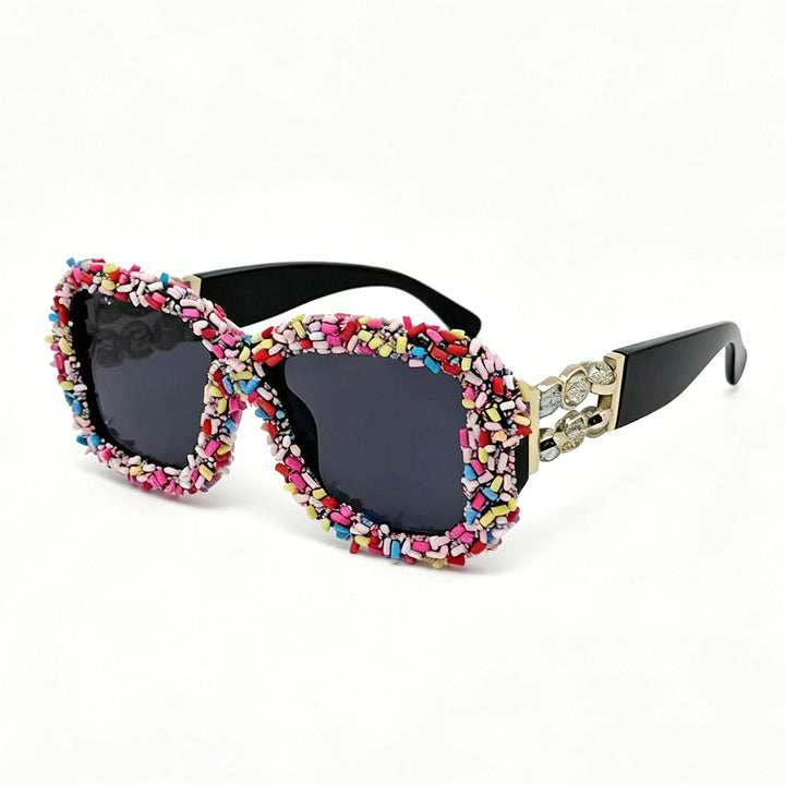 Women's sunglasses with creative candy trim Stornfield