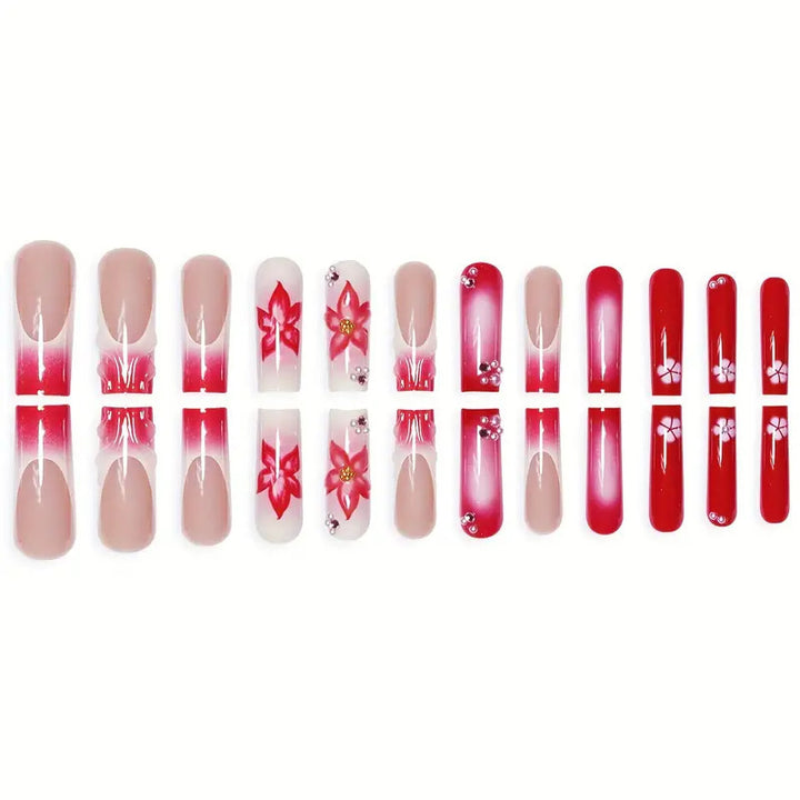 Floral Nail Art Extensions Stornfield