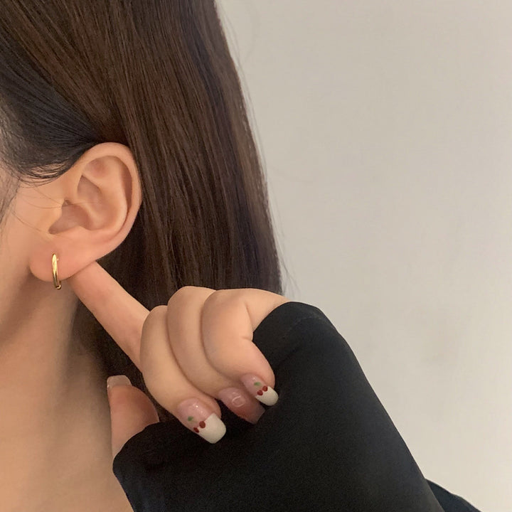 Heart-Shaped Earrings Made of Stainless Steel Stornfield