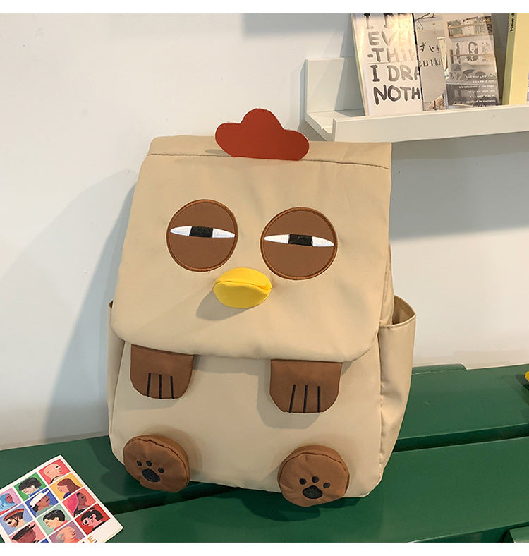 Cute Chicken-Themed Plush Backpack Stornfield