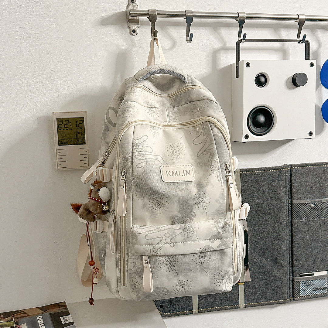 Versatile Floral-Embroidered Backpack Stornfield