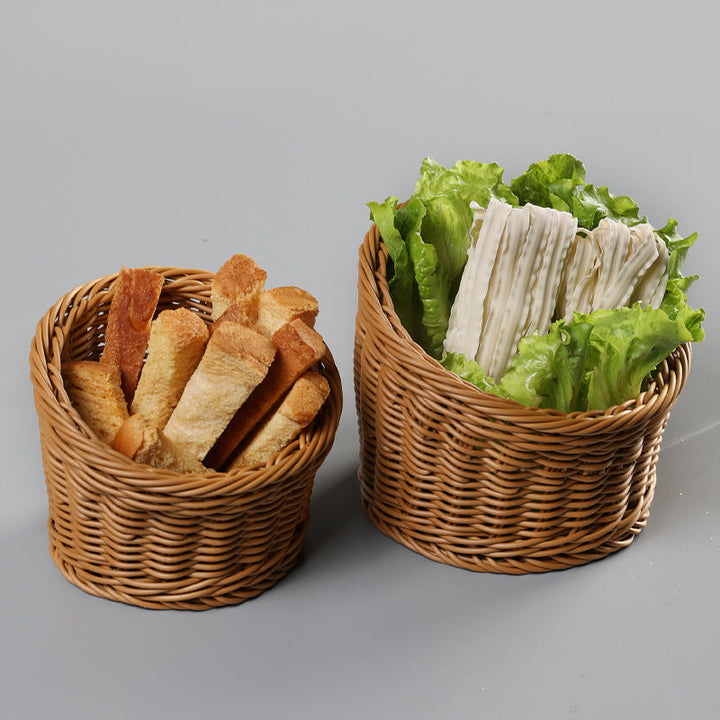Handcrafted Natural Wicker Storage Basket Stornfield