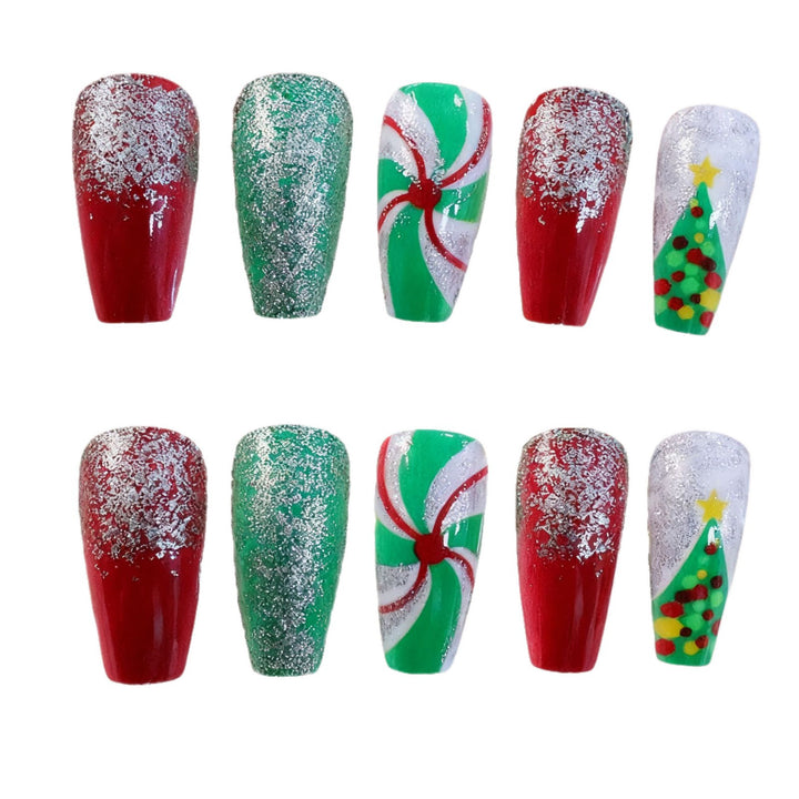 Festive Holiday Themed Nail Art Enhancements Stornfield