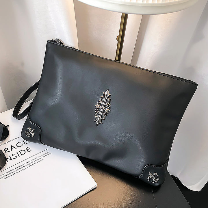 Elegant Clutch Made of High-Quality Faux Leather Stornfield