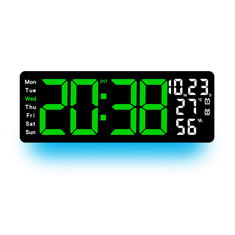 Digital Multi-Function Alarm Clock with Color LED Display Stornfield