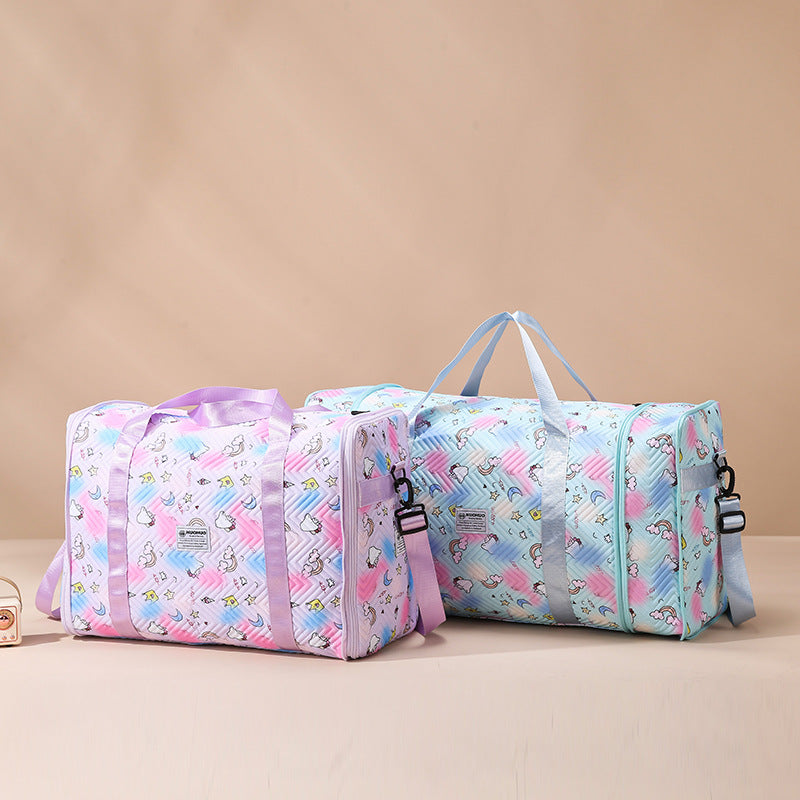 Fun Patterned Gym Duffel Bag