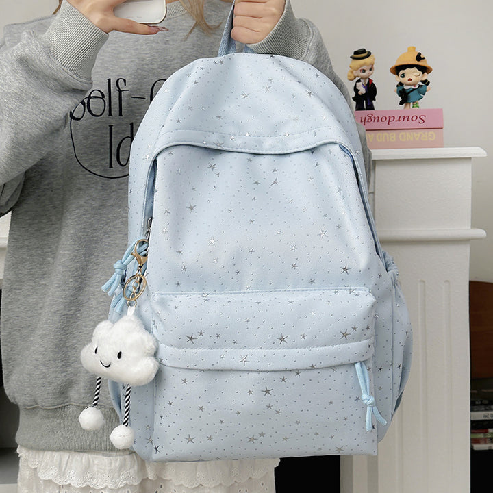 Backpack Made of Durable Material with Sparkling Stars Stornfield