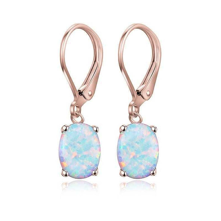 Opal-Embellished Dangle Earrings Stornfield