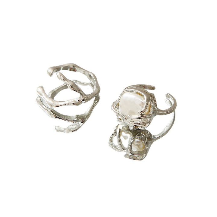 Stylish Ring with Organic Design Stornfield