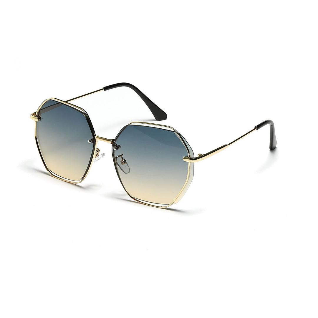 Women's fashionable octagonal sunglasses with elegant frame Stornfield
