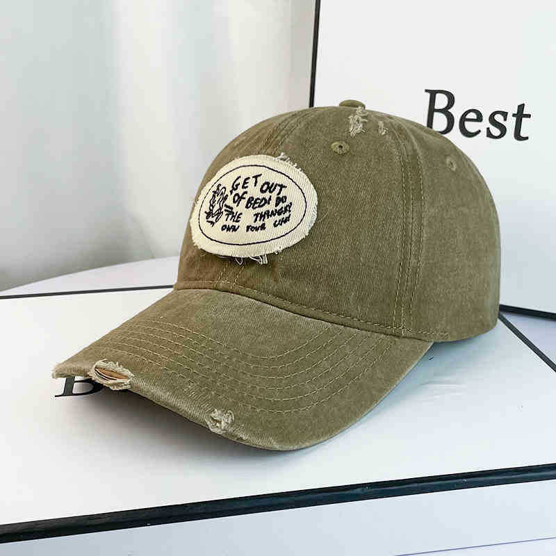 Women's Casual Distressed Cotton Baseball Cap Stornfield