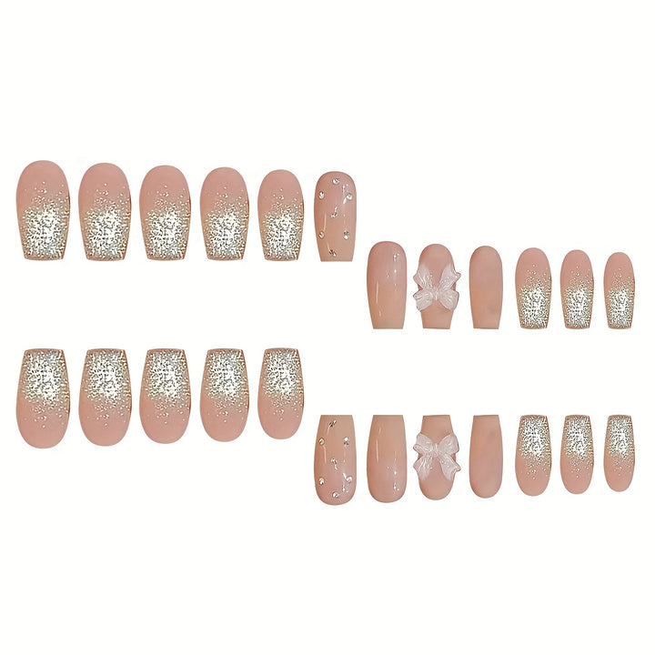 Chic Decorative 3D Press-On Nail Set Stornfield