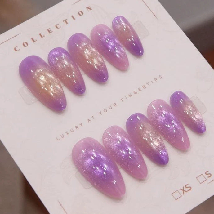 Elegant Ombre Press-On Nail Art