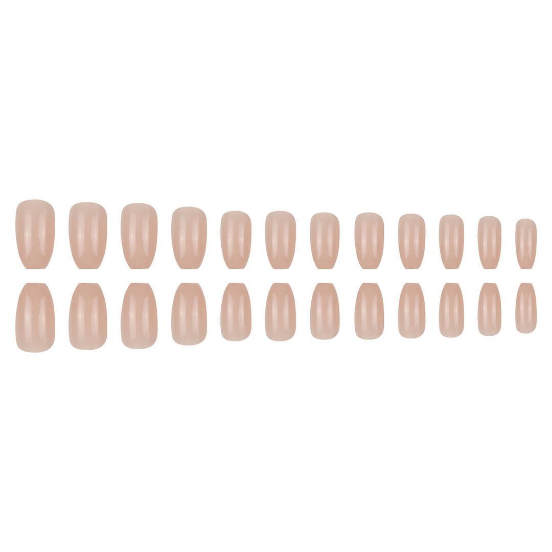Glossy Almond-Shape Press-On Nails Stornfield
