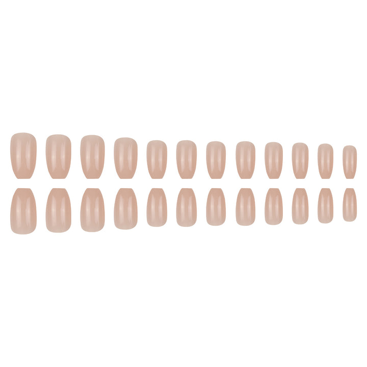 Glossy Almond-Shape Press-On Nails Stornfield