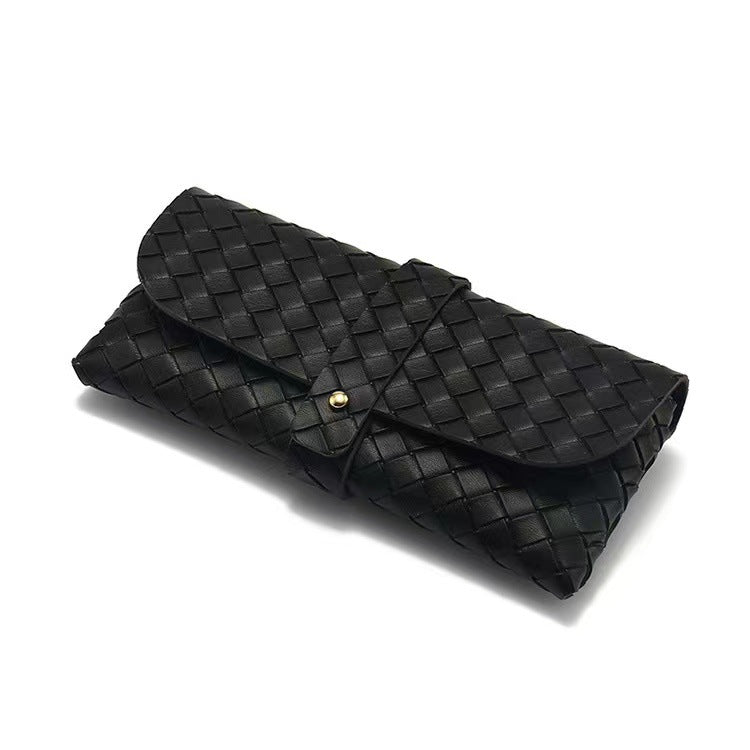Woven Leather Clutch Stornfield