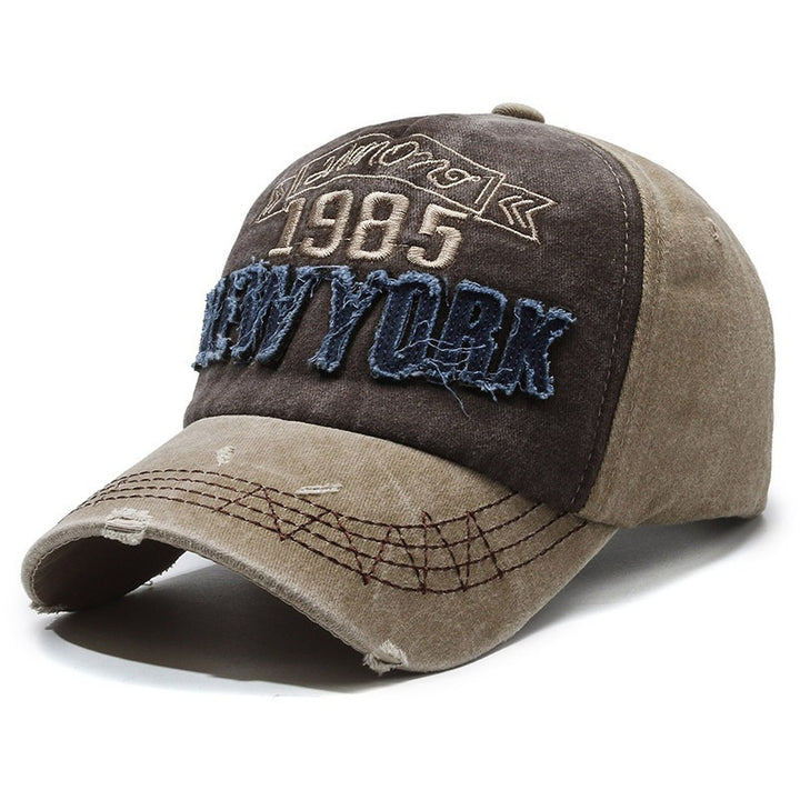Men's Distressed Cotton Graphic Baseball Cap Stornfield