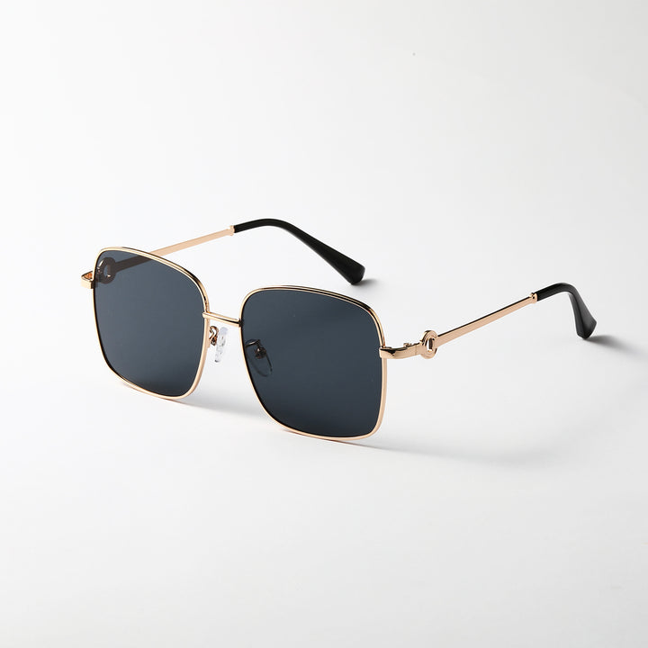 Ladies elegant square sunglasses with high-quality metal frame Stornfield