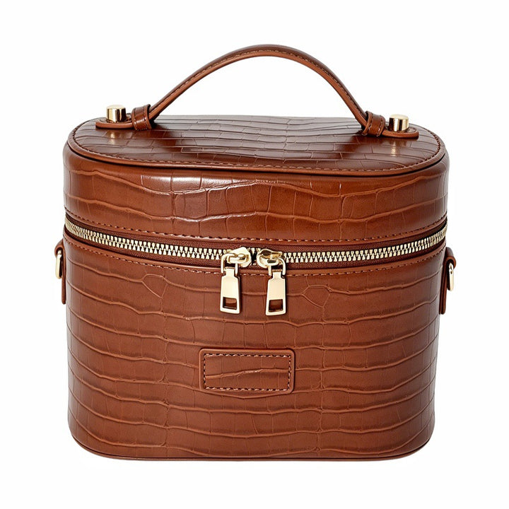 Cosmetic bag in elegant crocodile look by Stornfield