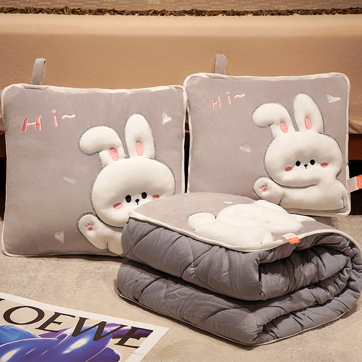 Plush Dog Cushion and Blanket Set Stornfield