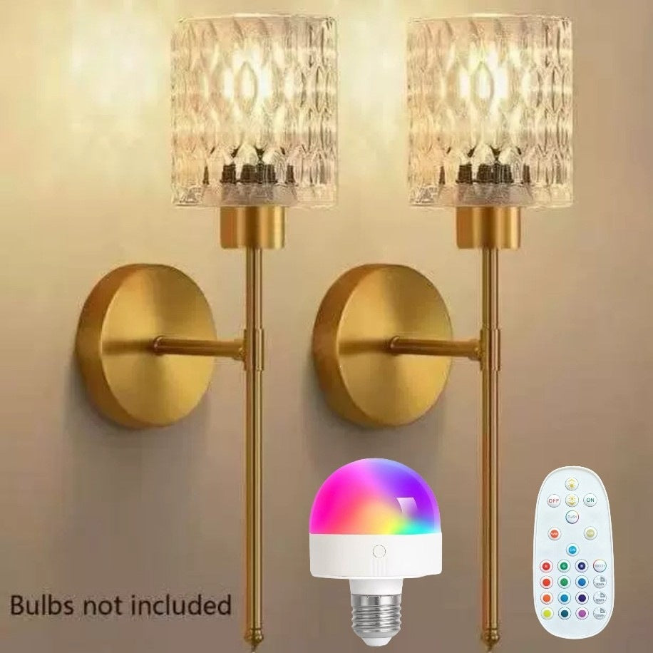 Modern Crystal Glass Wall Sconce