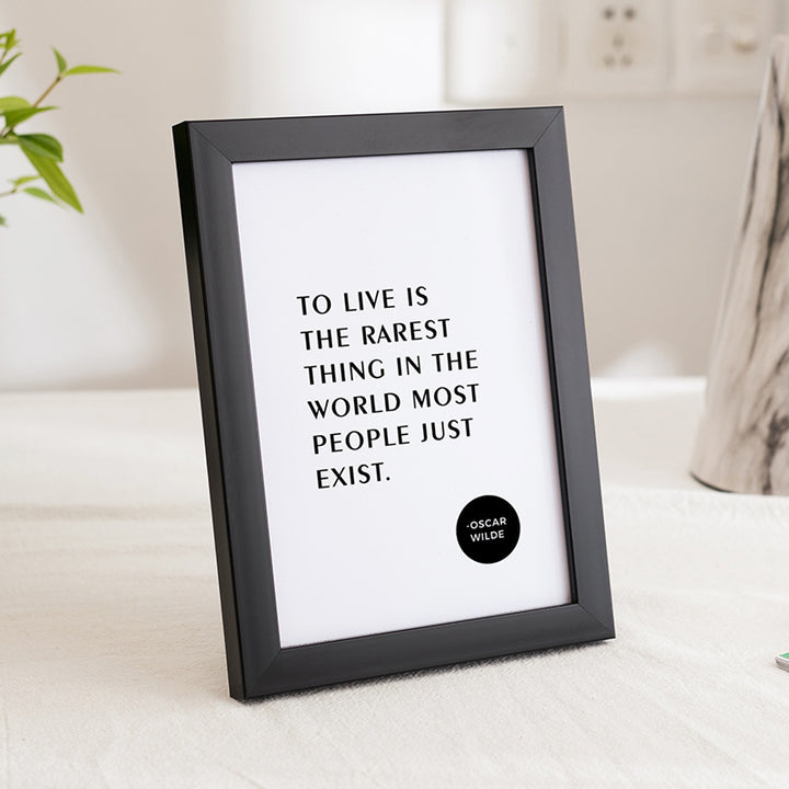 Minimalist Quote Wall Art Frame
