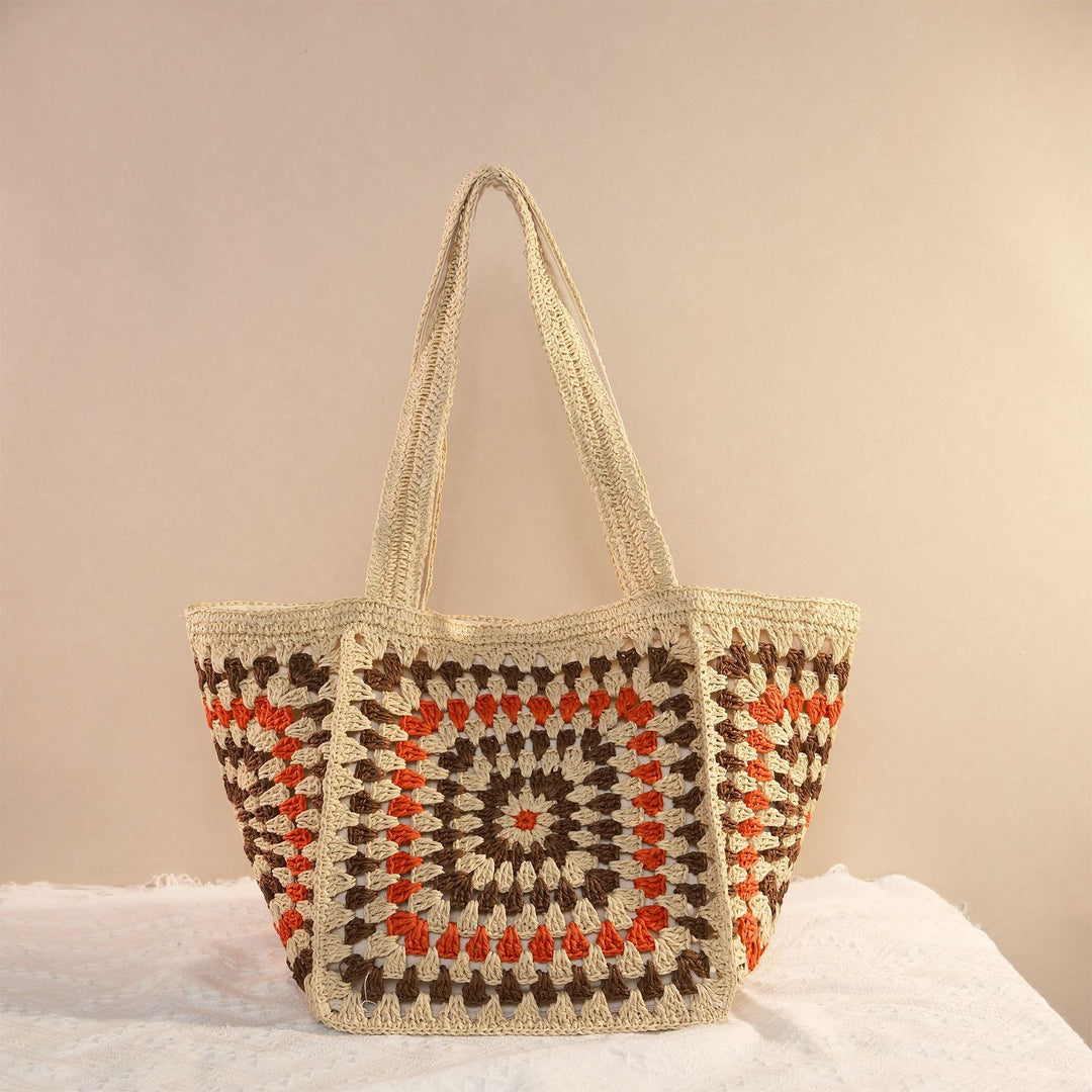 Hand-knotted cotton tote bag Stornfield