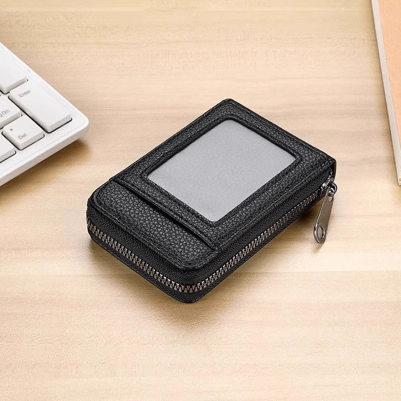 Compact Zippered Card Holder Stornfield