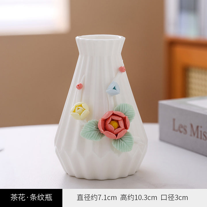 Decorative Floral Ceramic Vase