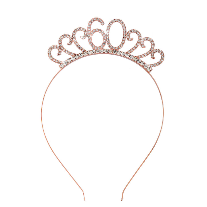Ladies Crystal Tiara with Custom Designed Number Motif Stornfield