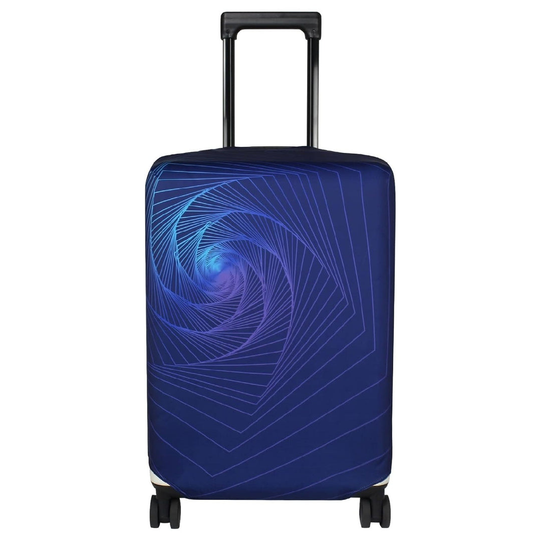 Unisex non-elastic suitcase cover with mandala motif, stretch protective cover for telescopic handle and wheels Stornfield