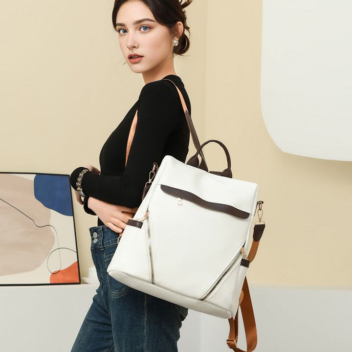 Multi-Functional Leather Backpack Stornfield