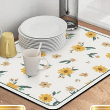 Floral Pattern Kitchen Mat Stornfield
