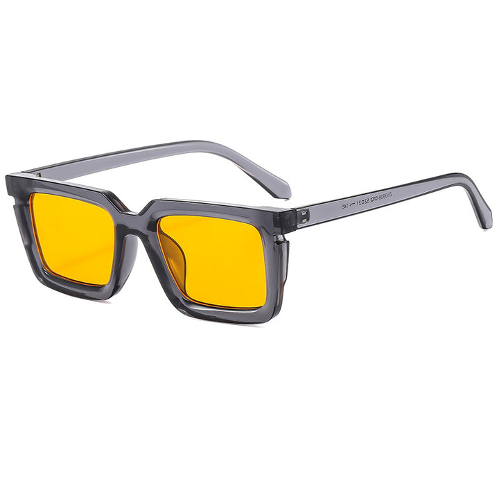 Men's Bold Retro Square Sunglasses Stornfield